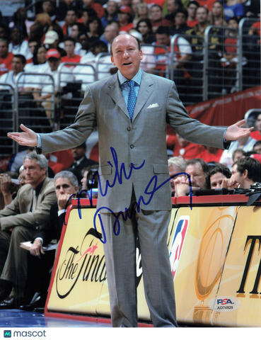 Mike Dunleavy Signed 8x10 Photo PSA Los Angeles Lakers