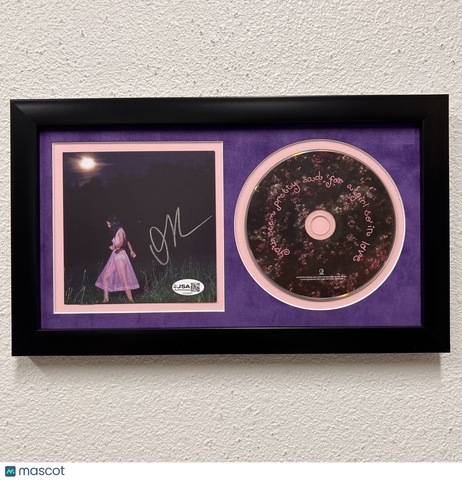 Olivia Rodrigo Signed CD Insert You Seem Pretty Sad for a Girl in Love Frame JSA