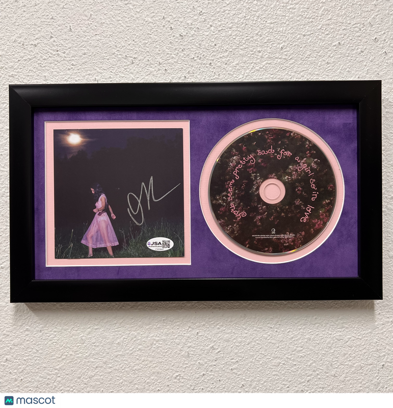 Olivia Rodrigo Signed CD Insert You Seem Pretty Sad for a Girl in Love Frame JSA