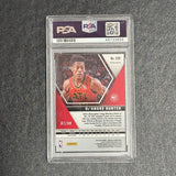2019 Panini Mosaic Fusion Red #239 37/88 De'andre Hunter Signed Card PSA 10