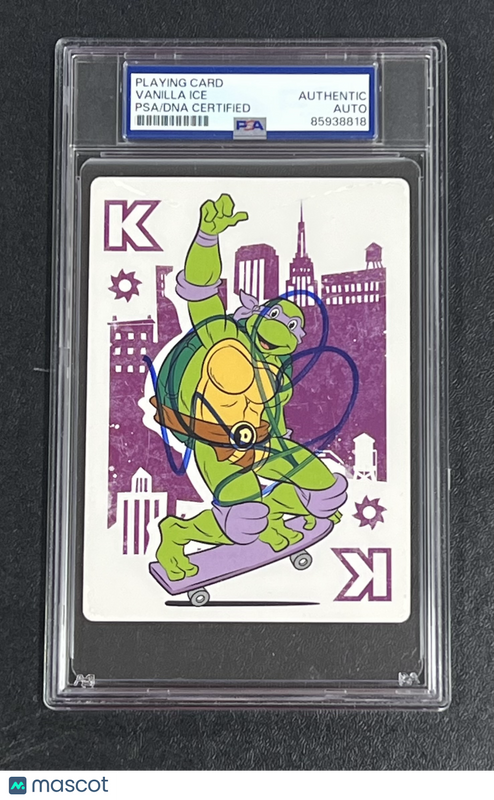2022 Viacom Overseas Holdings C.V Vanilla Ice  Signed Card Auto PSA Slabbed