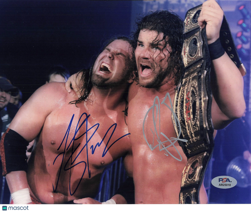 Bobby Roode & James Storm Signed Wrestling 8x10 Photo PSA Autographed