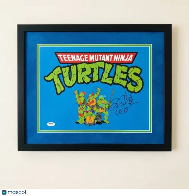 Cam Clarke signed 11x14 Custom Framed photo PSA/DNA Teenage Mutant Ninja Turtles