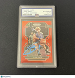 2022 Panini Prizm WWE#122 Tyler Bate Signed Card Auto PSA Slabbed