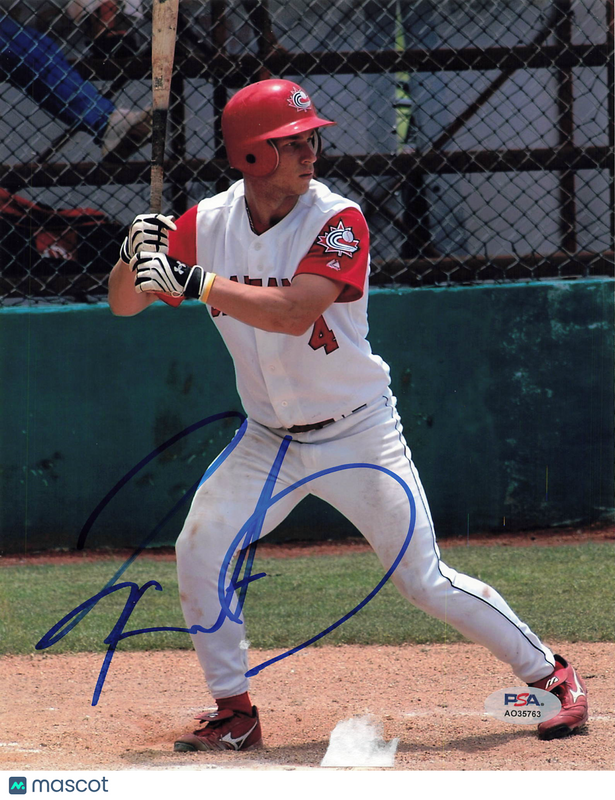 Brett Lawrie Canada National Baseball Team Signed 8x10 Photo PSA