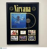 Dave Grohl & Krist Novoselic Signed Frame PSA/DNA Nirvana Autograph