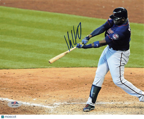 Kennys Vargas Minnesota Twins Signed 8x10 Photo PSA