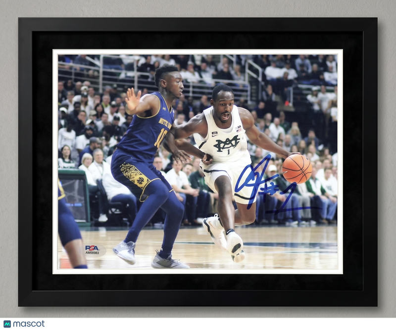Josh Langford Signed Basketball 8x10 Custom Framed Photo PSA Auth