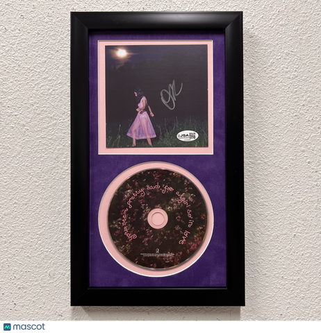 Olivia Rodrigo Signed CD Insert You Seem Pretty Sad for a Girl in Love Frame JSA