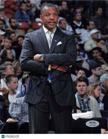 Alvin Gentry Signed Basketball 8x10 Photo PSA
