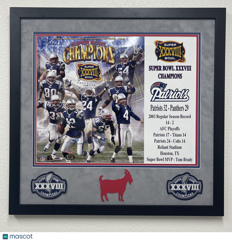 Tom Brady Signed Custom Framed 16x20 Photo PSA New England Patriots