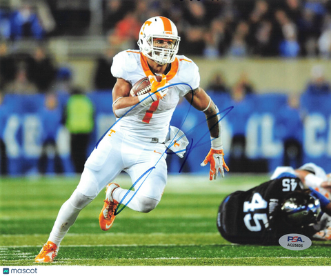 Jalen Hurd Signed Tennessee Volunteers Football 8x10 Photo PSA Autographed