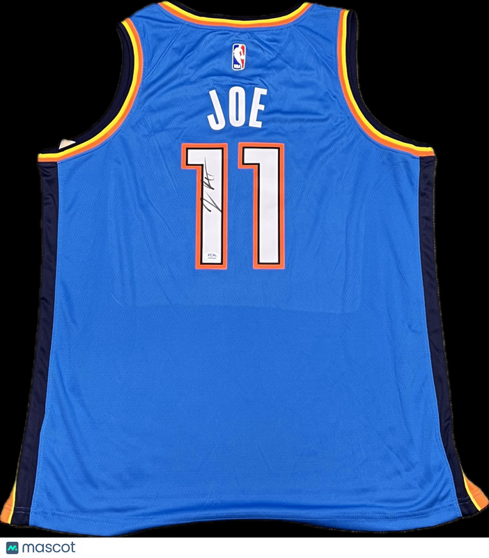 Isaiah Joe Signed Oklahoma City Thunder Jersey PSA