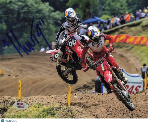 Hunter Lawrence Honda HRC Signed Motocross / Supercross 8x10 Photo