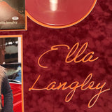 Ella Langley signed Hungover CD Album Framed Display PSA 30x30