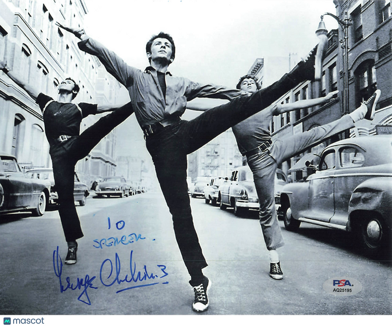 George Chakiris Signed 8x10 Photo PSA Autographed