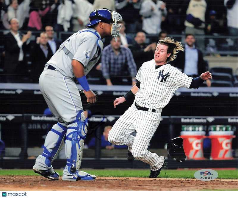 Ben Gamel New York Yankees Signed 8x10 Photo PSA