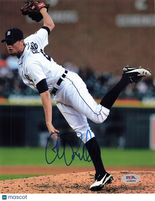 Charlie Furbush Detroit Tigers Signed 8x10 Photo PSA