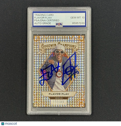 2025 Upper Deck Flavor Flav #24 Signed Card Auto PSA Slabbed