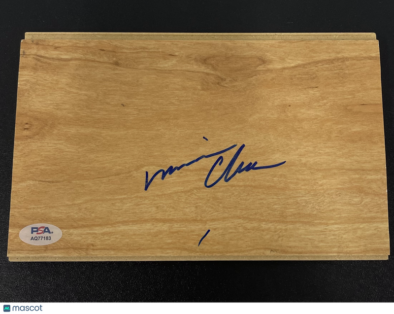Maurice Cheeks Philadelphia 76ers Signed Floorboard NBA PSA