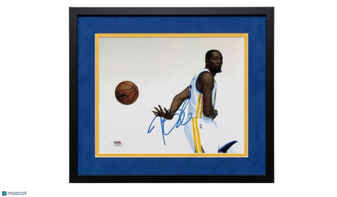Kevin Durant Golden State Warriors Signed Basketball 8x10 Framed Photo PSA Auth