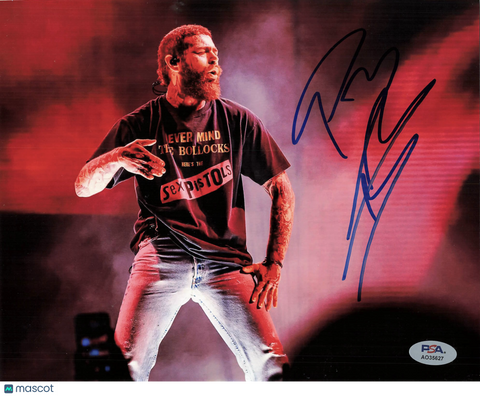 Post Malone Signed 8x10 Photo PSA Autographed