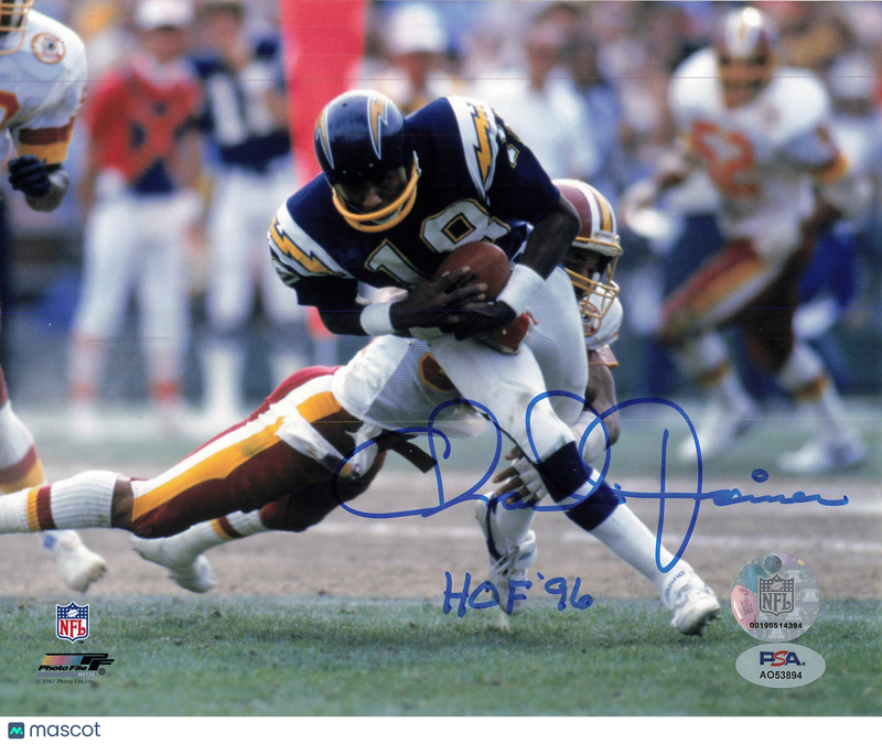 Charlie Joiner Signed 8x10 Photo PSA San Diego Chargers