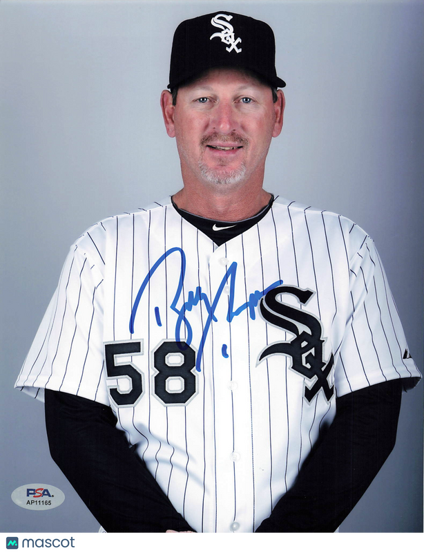Bobby Thigpen Chicago White Sox Signed 8x10 Photo PSA