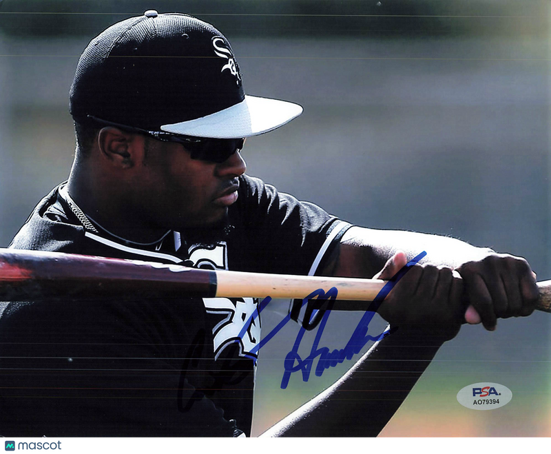 Courtney Hawkins Chicago White Sox Signed 8x10 Photo PSA