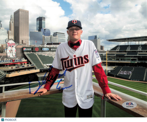 Blayne Enlow Minnesota Twins Signed 8x10 Photo PSA