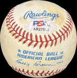 Nolan Ryan Signed MLB Baseball PSA Texas Rangers