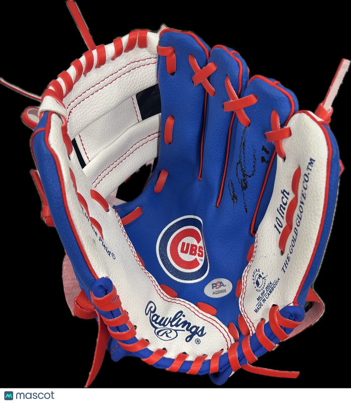 Edward Cabrera Signed Baseball Glove PSA Autographed