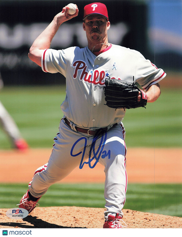 Jon Lieber Philadelphia Phillies Signed 8x10 Photo PSA