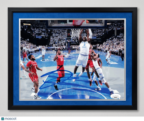 Jalen Duren Memphis Tigers Signed Basketball 8x10 Custom Framed Photo PSA