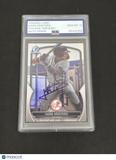 2023 Topps Bowman Chrome #BDC-12 Hans Montero signed card PSA Auto 10