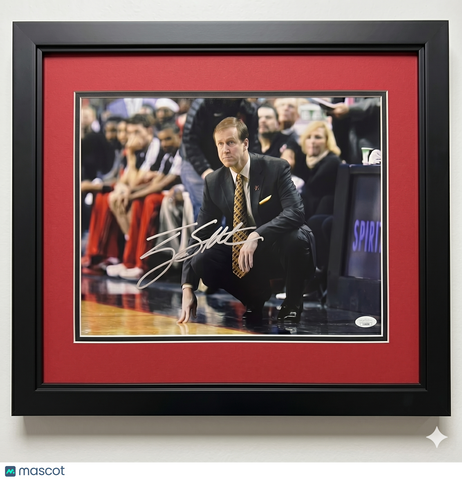 Terry Stotts Portland Trail Blazers Signed 11x14 Custom Framed Photo PSA