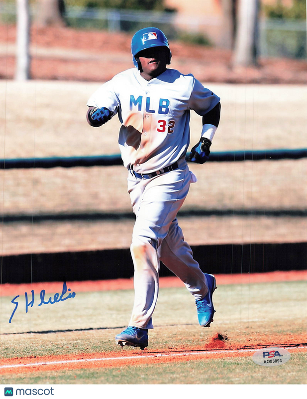 Starling Heredia Los Angeles Dodgers Signed 8x10 Photo PSA