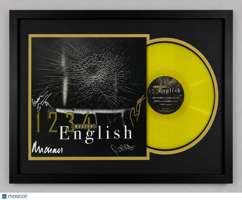 Modern English Signed Framed Vinyl 1234