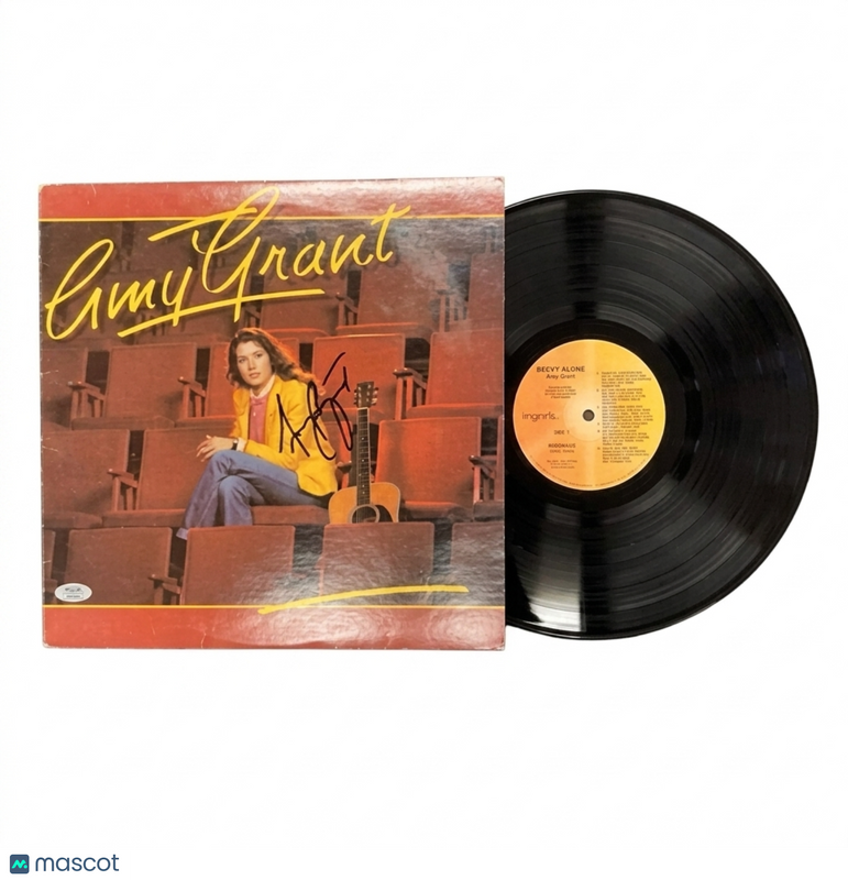 Amy Grant Signed  Never Alone Vinyl PSA Album Autographed