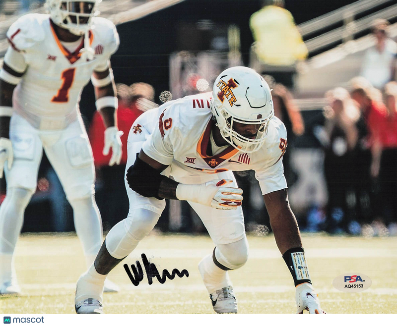 Will McDonald IV Signed Iowa State Cyclones Football 8x10 Photo PSA Autographed