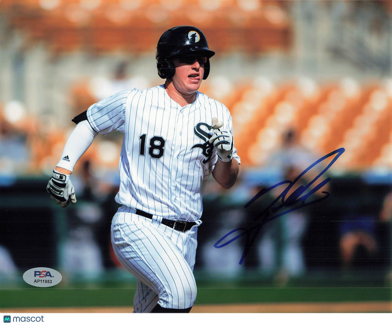 Zack Collins Chicago White Sox Signed 8x10 Photo PSA