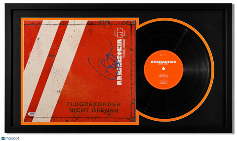 Till Lindemann Signed Reise Reise Framed Vinyl Album PSA