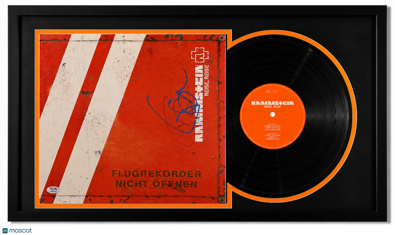 Till Lindemann of Rammstein Signed Reise, Reise Custom Framed Vinyl Album PSA