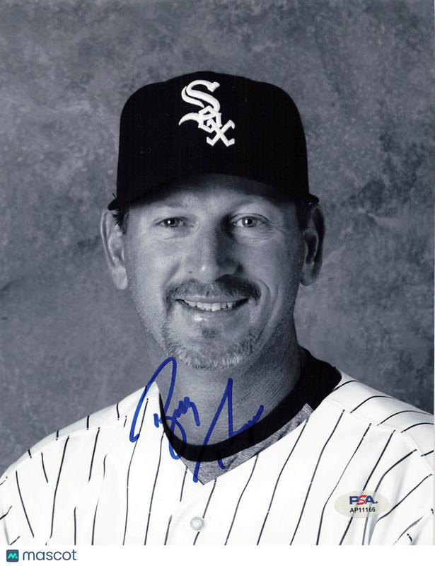 Bobby Thigpen Chicago White Sox Signed 8x10 Photo PSA