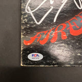 Ian Gillan, Roger Glover & Ian Paice Signed Fire Ball Vinyl PSA Album Auth