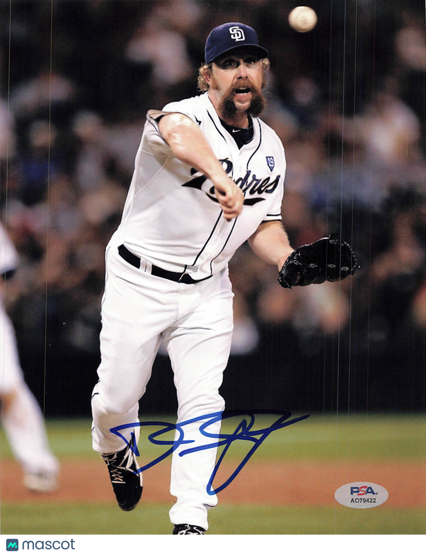 Dale Thayer San Diego Padres Signed 8x10 Photo PSA