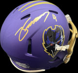 Zay Flowers Signed Mini Helmet BAS Autographed Baltimore Ravens