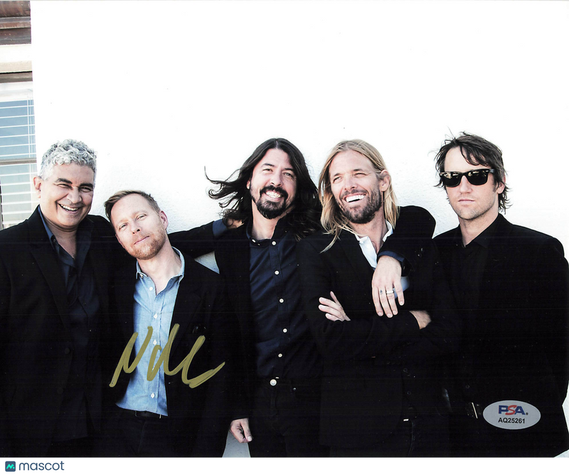 Nate Mendel Signed 8x10 Photo PSA Autographed