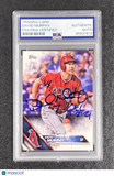 2016 Topps #227 David Murphy Signed Card Auto PSA Slabbed Angels