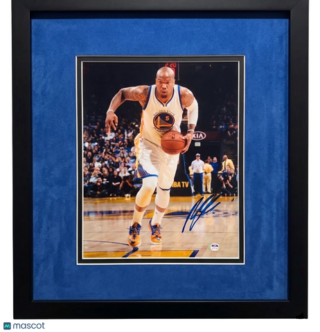 Marreese Speights Golden State Warriors Signed 11x14 Custom Framed Photo PSA